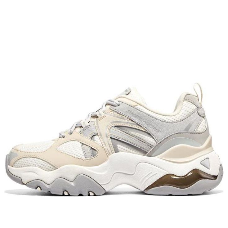 Skechers DLites 3.0 Air Sneakers 'White Grey Beige' 896150-NTGY