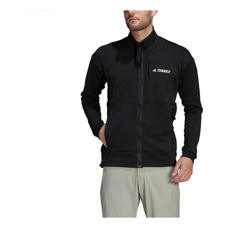 adidas Terrex Outdoor Sports Stand Collar Jacket Black GI7316