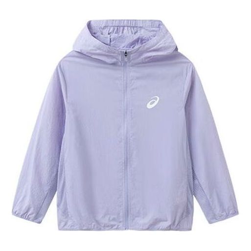 (GS) ASICS Logo Jacket 'Lilac' 332241053092-508