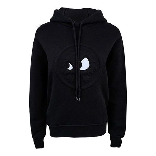 McQ Alexander McQueen Small Pattern hooded Long Sleeves Black 577663-RNH35-1011