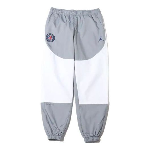 Men's Air Jordan Casual Contrast Color Stitching Sports Pants/Trousers/Joggers Gray DJ0390-090