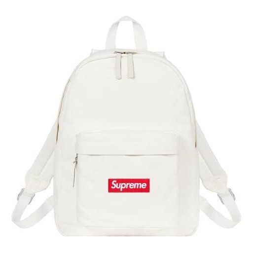 Supreme Canva Backpack 'White Red' SUP-FW21-051