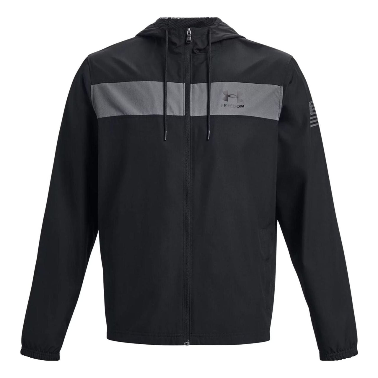 Under Armour Freedom Windbreaker 'Black Grey' 1379923-001