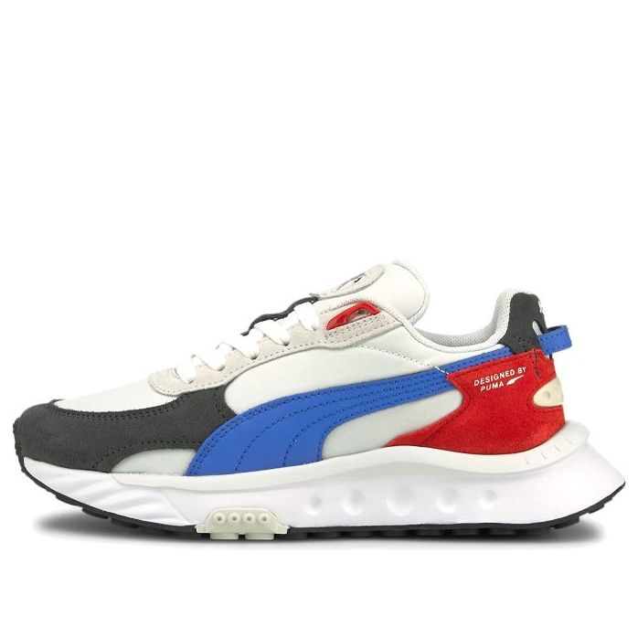 (GS) PUMA Wild Rider Rollin 'Ebony White' 382028-03