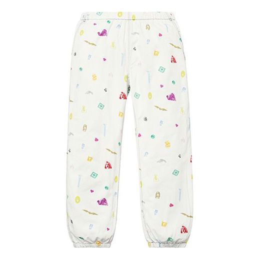 Supreme SS19 Deep Space Skate Pant Casual Pants Unisex White SUP-SS19-10293