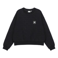 (WMNS) New Balance Crew Neck Logo Sweatshirt 'Black' 5CC37142-BK