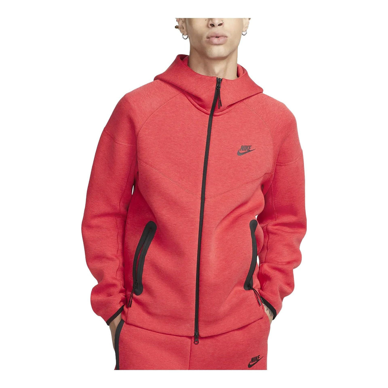 Nike Sportswear Tech Fleece Windrunner Full-Zip Hoodie 'Light University Red' FB7921-672