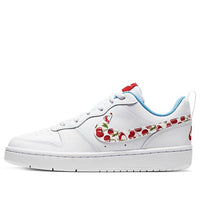 (GS) Nike Court Borough Low 2 'White Cherry' CJ2238-100