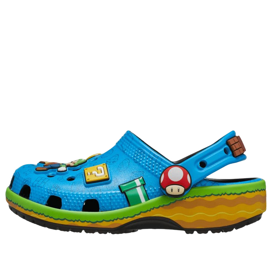(GS) Crocs x Super Mario Classic Clog 'Blue' 212139-90H