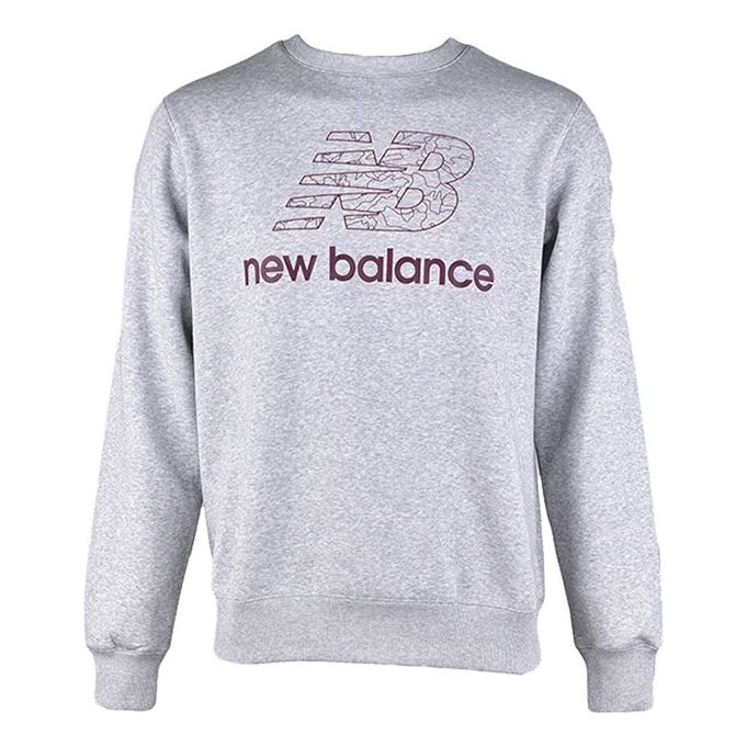 New Balance Men's New Balance Athleisure Casual Sports Pullover Jacket Gray AMT83523-AG