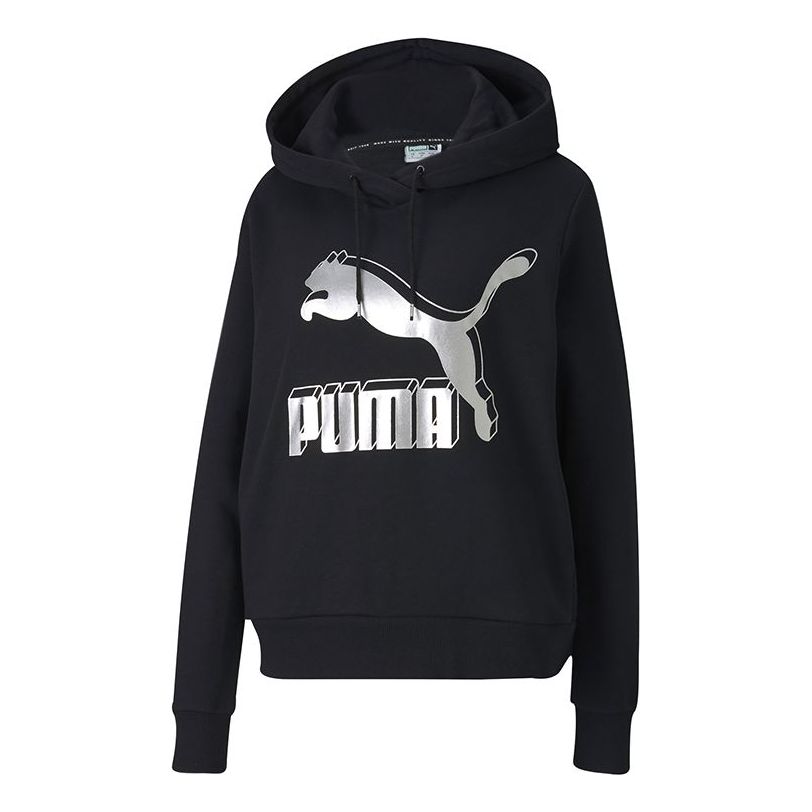 (WMNS) هودي رياضي كاجوال أسود من PUMA 595915-71