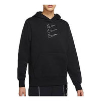 (WMNS) Nike Sportswear Rhinestone Hoodie 'Black' CU6622-010