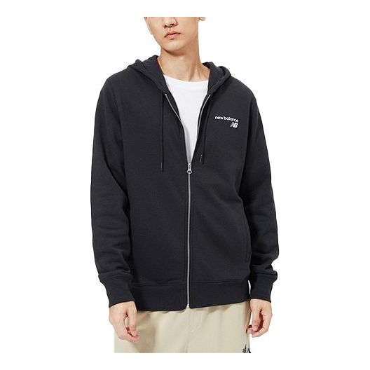 New Balance Men's New Balance Logo Sports Zipper Black MJ03907-BK