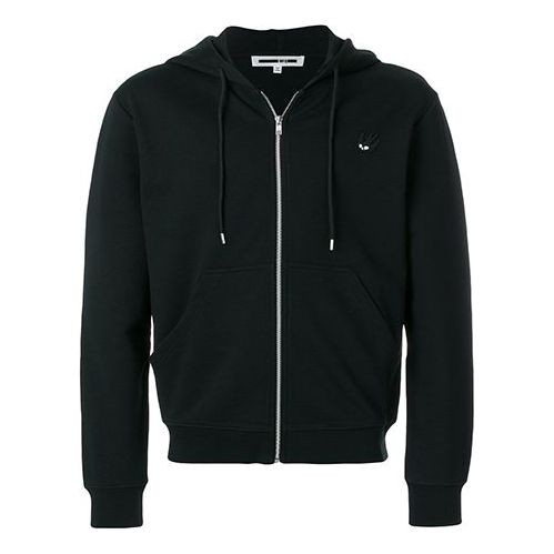 McQ Alexander McQueen Cotton Hooded Jacket Unisex Black 381440-RKH38-1010