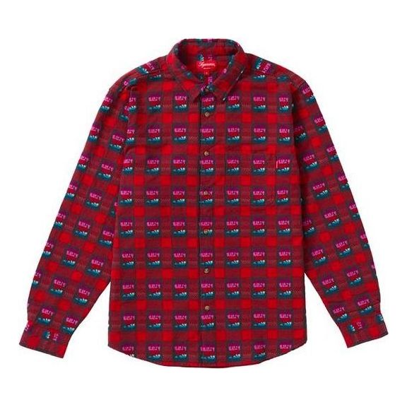 Supreme Rose Buffalo Plaid Shirt 'Red' SUP-SS19-141