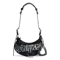 (WMNS) Balenciaga Le Cagole Xs Shoulder Bag Diy Metal 'Black' 6713092AAXE1090