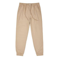 Men's Converse Solid Color Woven Casual Cargo Bundle Feet Long Pants/Trousers Khaki 10021639-A04