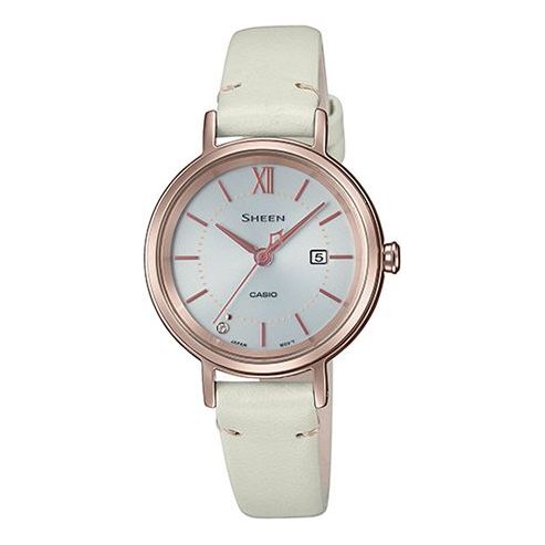 CASIO SHEEN Sapphire Crystal Solar Powered Waterproof Quartz Gold Analog SHS-D300CGL-7APR