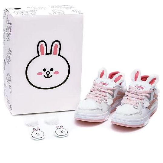 Li-Ning Line Friends x Li-Ning Pro White/Pink AECR052-2