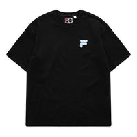 Fila FUSION Casual Sports Round Neck Short Sleeve Couple Style Black T11U126110F-BK