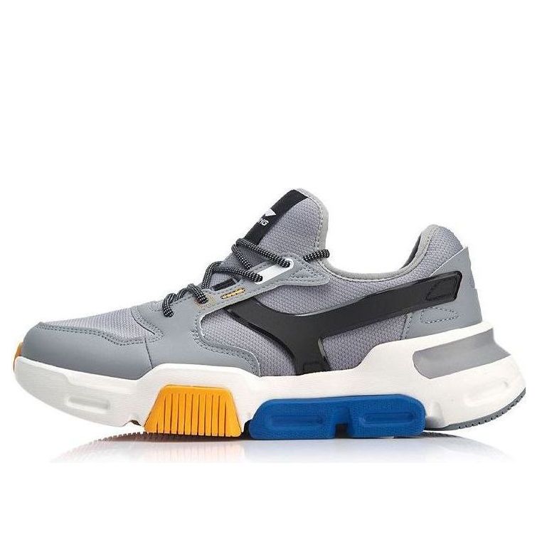 Li-Ning Mark Classic Leisure Low 'Grey Orange Blue' AGCN221-3