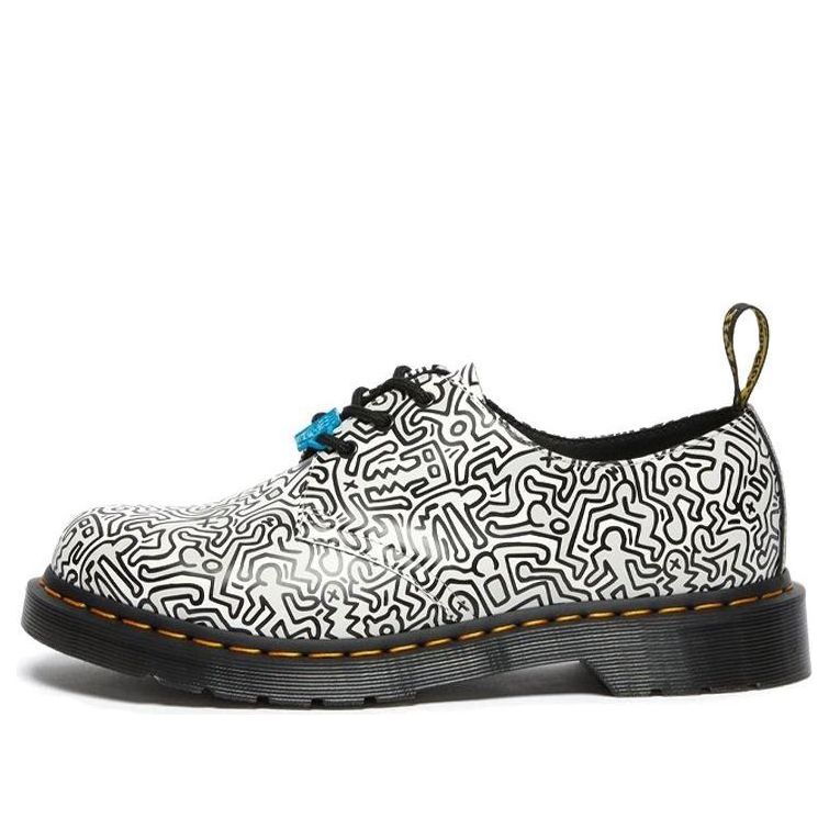 Dr. Martens Keith Haring 1461 Printed 'Black White' 26833009