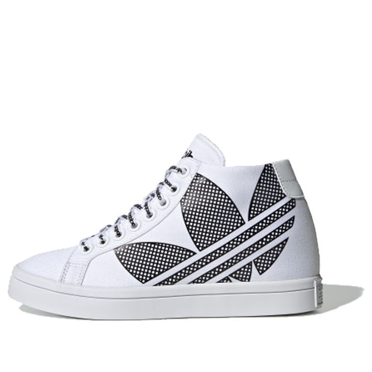 (WMNS) adidas originals Courtvantage Heel Logo White FU6820