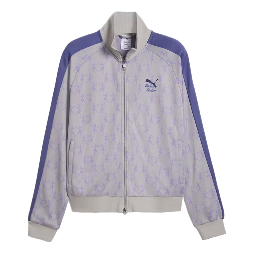 PUMA x Kidsuper T7 Track Jacket 'Gray Echo AOP' 632373-63