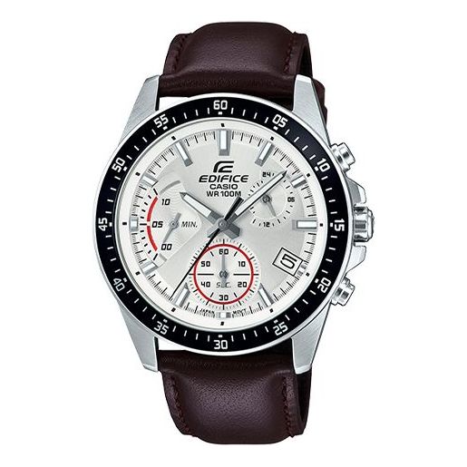CASIO Waterproof EDIFICE Mens White Analog EFV-540L-7A