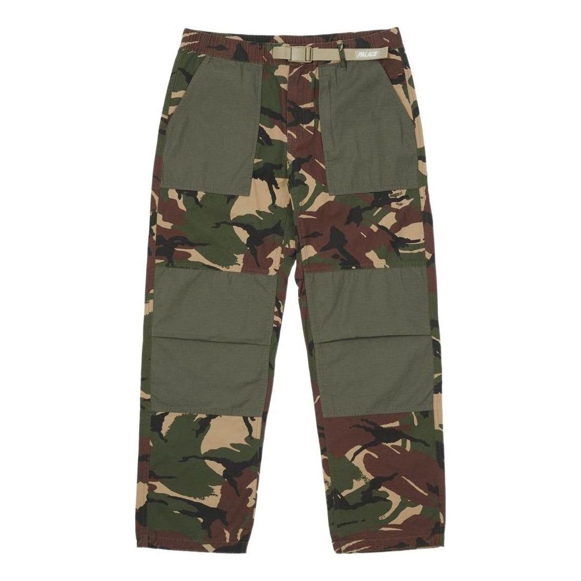 Palace Ripstop Cotton Belter Trousers 'Camo' P22T040