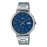 CASIO Male DRESS Japan / South Korea Fashion Sports Blue Analog MTP-E175D-2EVDF
