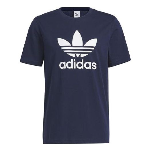adidas Adicolor Classics Trefoil T-Shirt Asia Sizing 'Night Indigo' IA4814