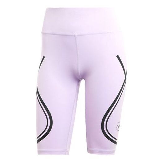 (WMNS) adidas x Stella McCartney Truepace Running Bike Leggings 'Purple Black' IB4944