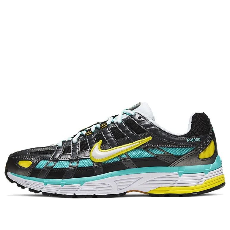 (WMNS) Nike P-6000 Black Teal Yellow 'Aurora' BV1021-005