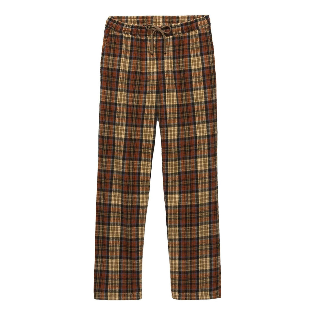 Vans Range Loose Tapered Flannel Trousers 'Red Brown' VN0008MZCBC
