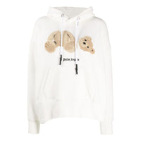 (WMNS) Palm Angels Broken Bear Cotton Hoodie 'White' PWBB023F20FLE0030360