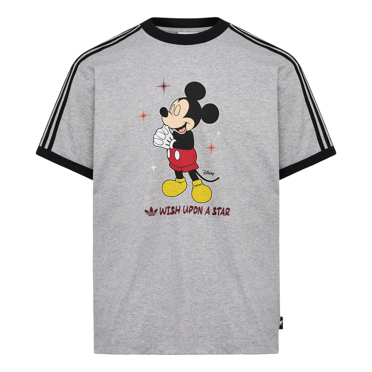 adidas x Disney Mickey Mouse Wish T-Shirt Asia Sizing 'Grey' KT7775