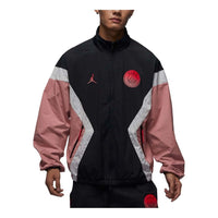 Air Jordan Paris Saint-Germain Anthem Jacket Asia Sizing 'Rust Pink Off Noir' FV7741-685