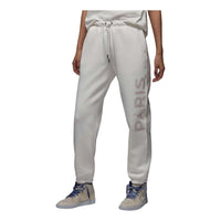(WMNS) Air Jordan Paris Saint-Germain Brooklyn Fleece Pants Asia Sizing 'Sail' FV7765-133