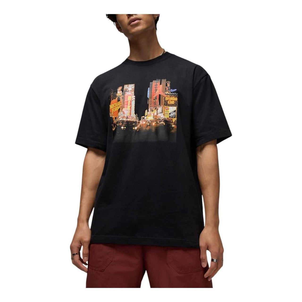 Air Jordan City Skyline T-shirt 'Black' HQ9000-010