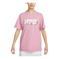 (WMNS) Nike Sportswear Graphic T-shirt Asia Sizing 'Pink' IF0607-668