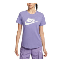 (WMNS) Nike Sportswear Essentials Graphic T-shirt Asia Sizing 'Purple' DX7907-527
