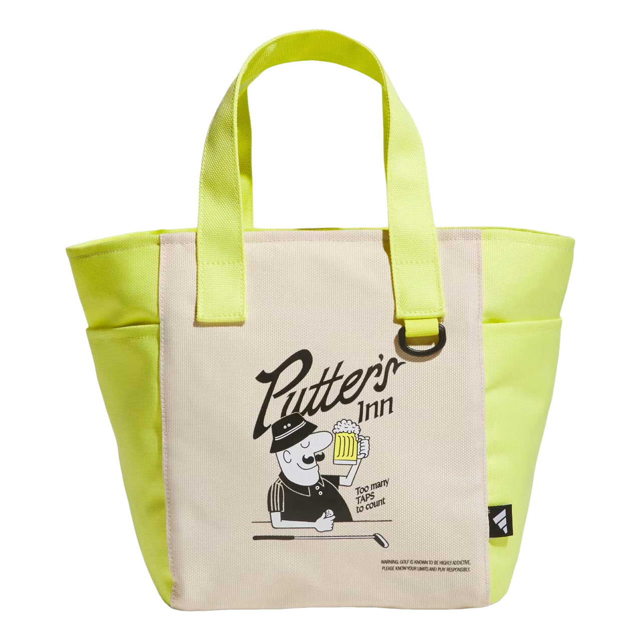 adidas Chip Driver Cart Tote Bag 'Wonder White Frozen Lemon' KF9356