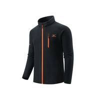Mizuno Sport Jacket 'Black Orange' A2CC3501