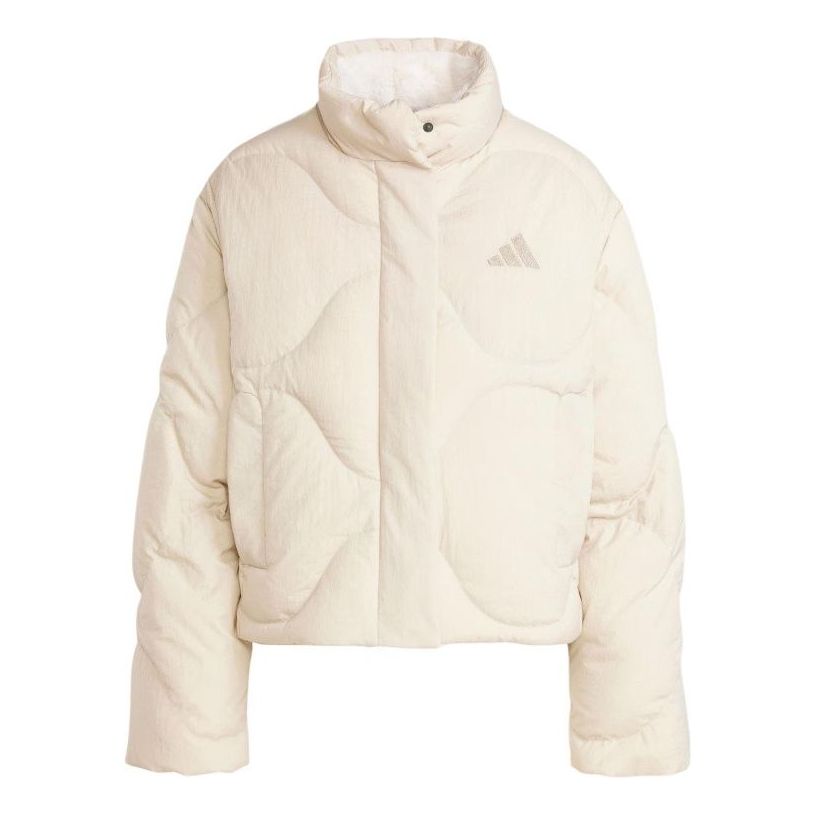 (WMNS) adidas Lightweight Down Jacket Asia Sizing 'Beige' JG5944