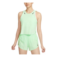 (WMNS) Nike AeroSwift Dri-FIT ADV Cropped Running Tank Asia Sizing 'Vapor Green' FN2714-376