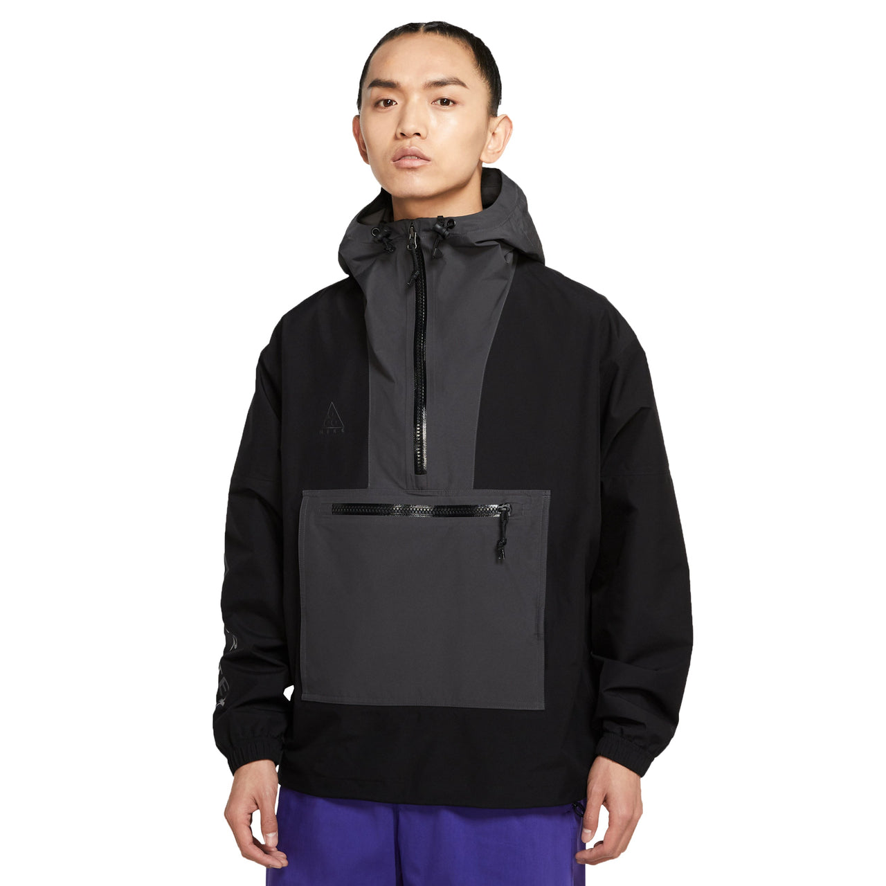 Nike ACG Gore-tex Paclite Logo Jacket 'Black Grey' CK7234-010