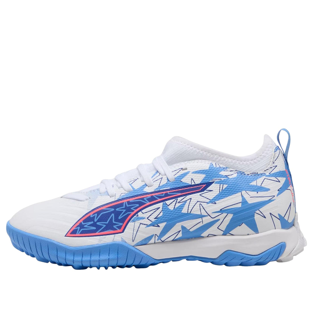 (GS) PUMA x Kidsuper x Christian Pulisic Ultra 6 Match Turf 'PUMA White Pink Lilac Dusky Blue' 109461-01