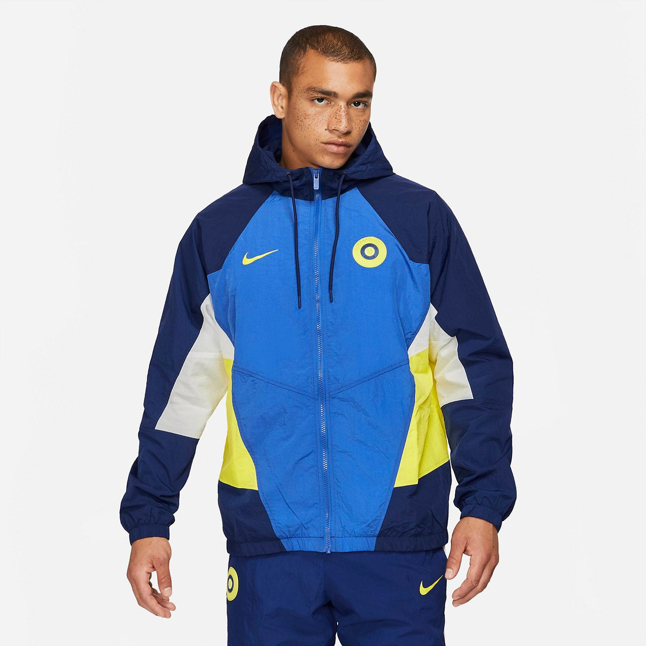Nike Chelsea FC 21/22 NSW Hooded Jacket 'Game Royal Opti Yellow' DA4497-408