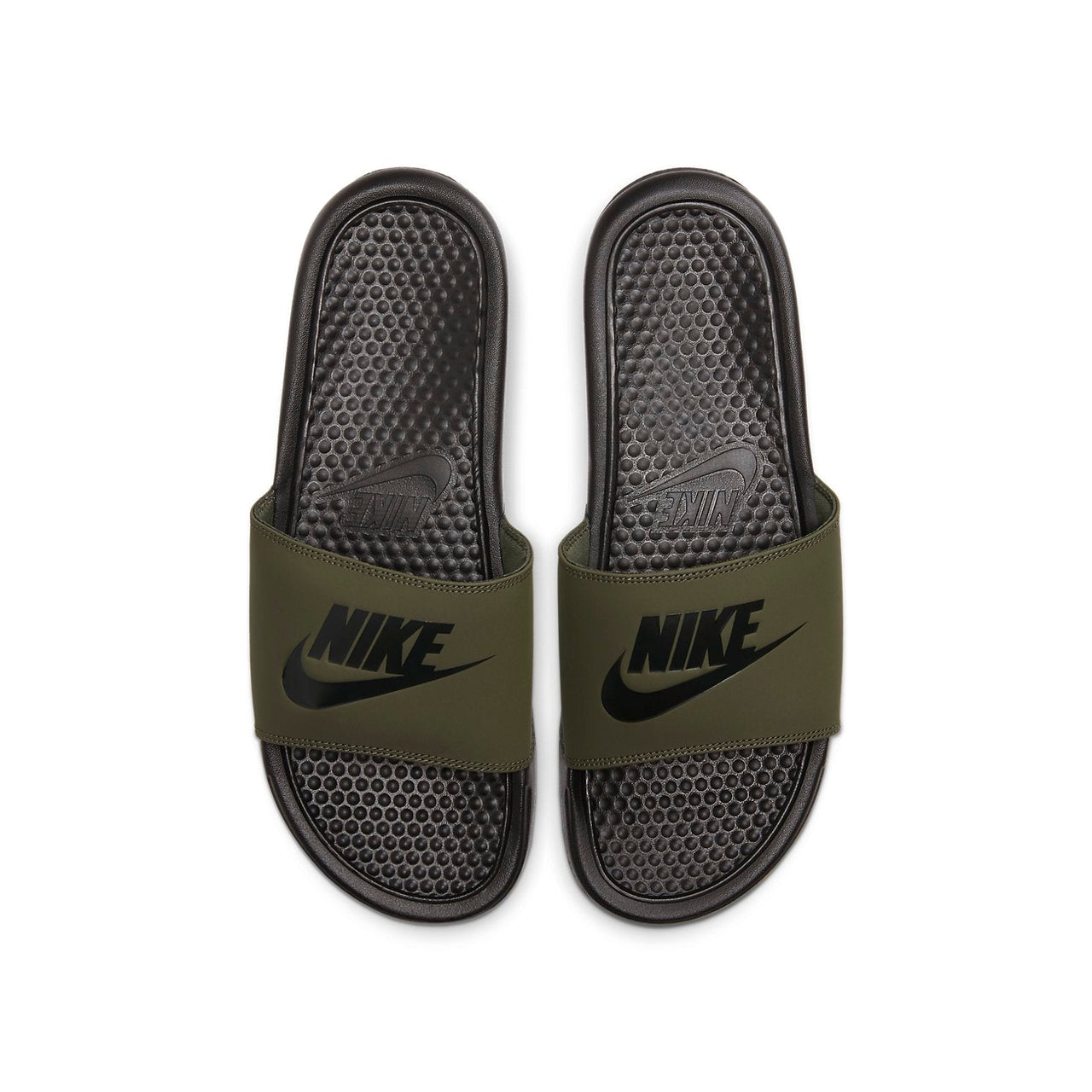 Nike Benassi JDI Slide 'Black Cargo Khaki' 343880-302